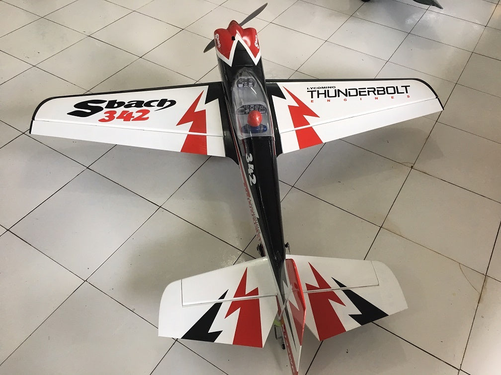 BH-174 Sbach 30cc gas or EP (2020 Version  improved with carbon wing tube and carbon gear) Black Horse