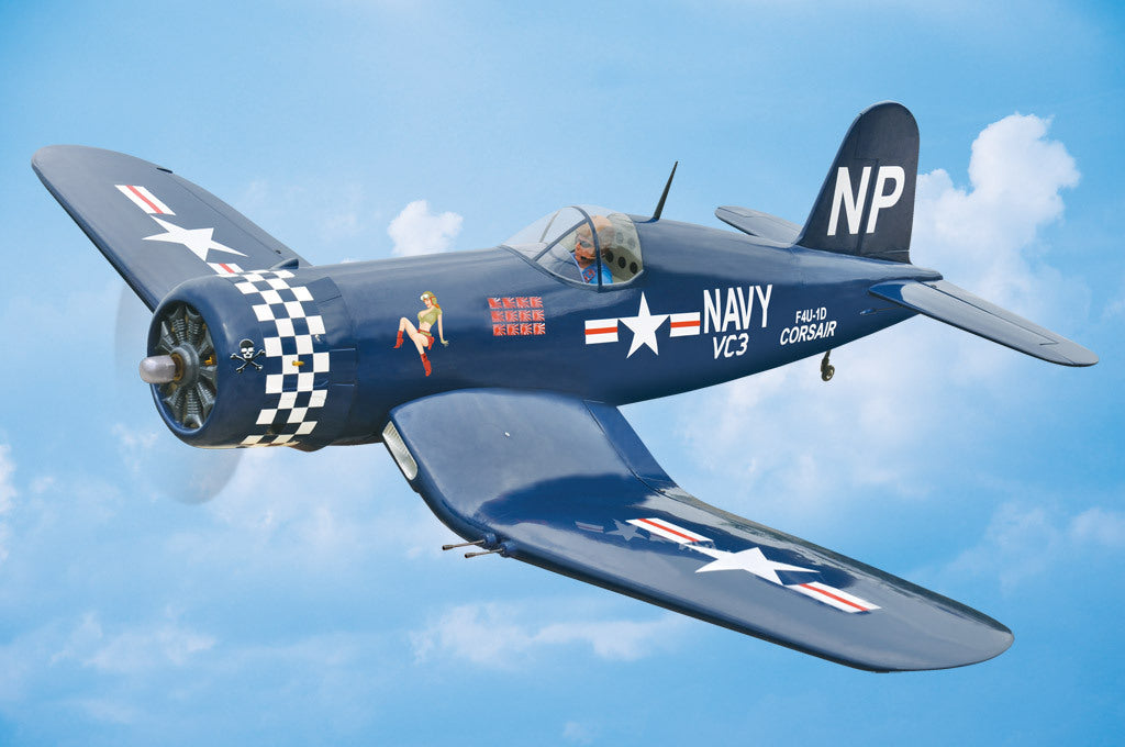 BH-64 Corsair 60cc ARTF new 2020,including Electric retract for main and tail gear Black Horse