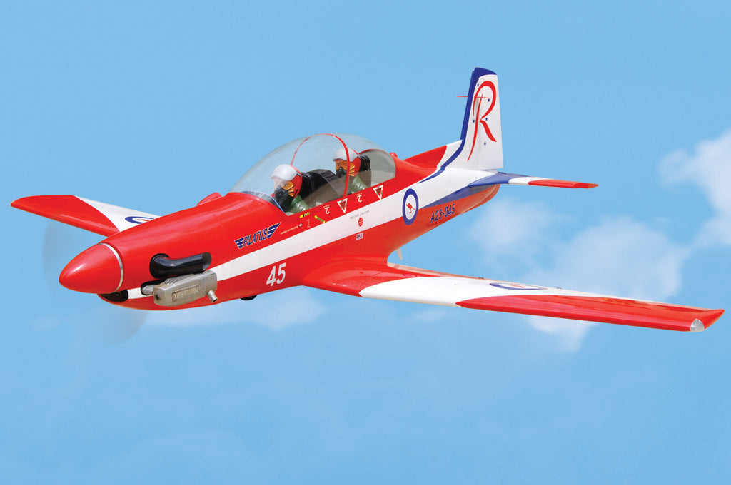 BH-76A Pilatus PC-9 ARTF/inlude Electric Retract, oraccovered film 2024 version Black Horse