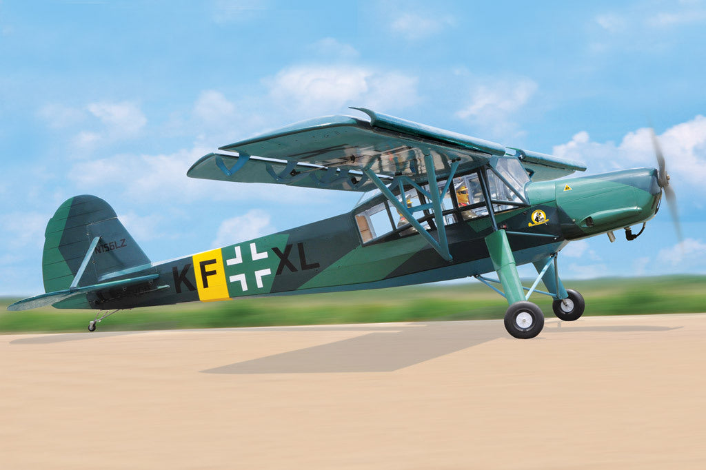 BH-99PVC Fieseler Fi156C Storch 30-35cc Green PVC Black Horse