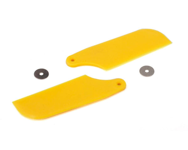 BLH1671YE Blade Tail Rotor Blade, YELLOW, B450
