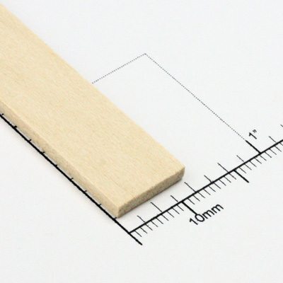 Bud Nosen Timber 3/32" Basswood Strips 1/2" x 24" (24) [3208]