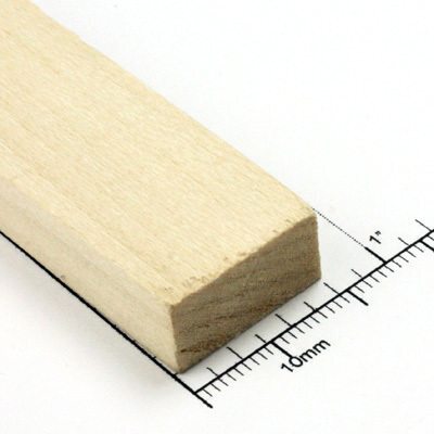 Bud Nosen Timber 3/8" Basswood Strips 3/4" x 24" (10) [3559]