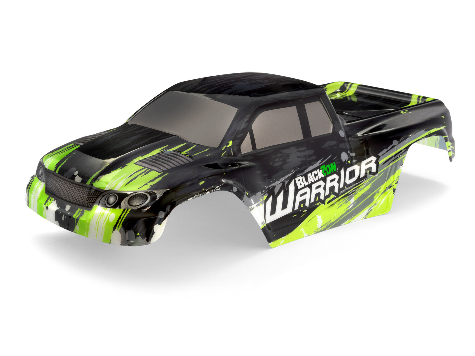 BZ540076 BlackZon Warrior Blackzon Warrior Bodyshell (Black/Green) [540076] BlackZon