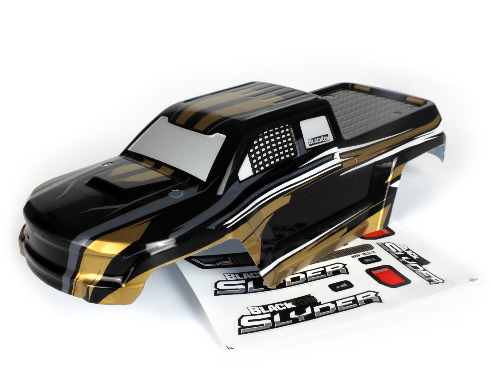 BZ540086 BlackZon Slyder MT Body Black/Gold [540086] BlackZon