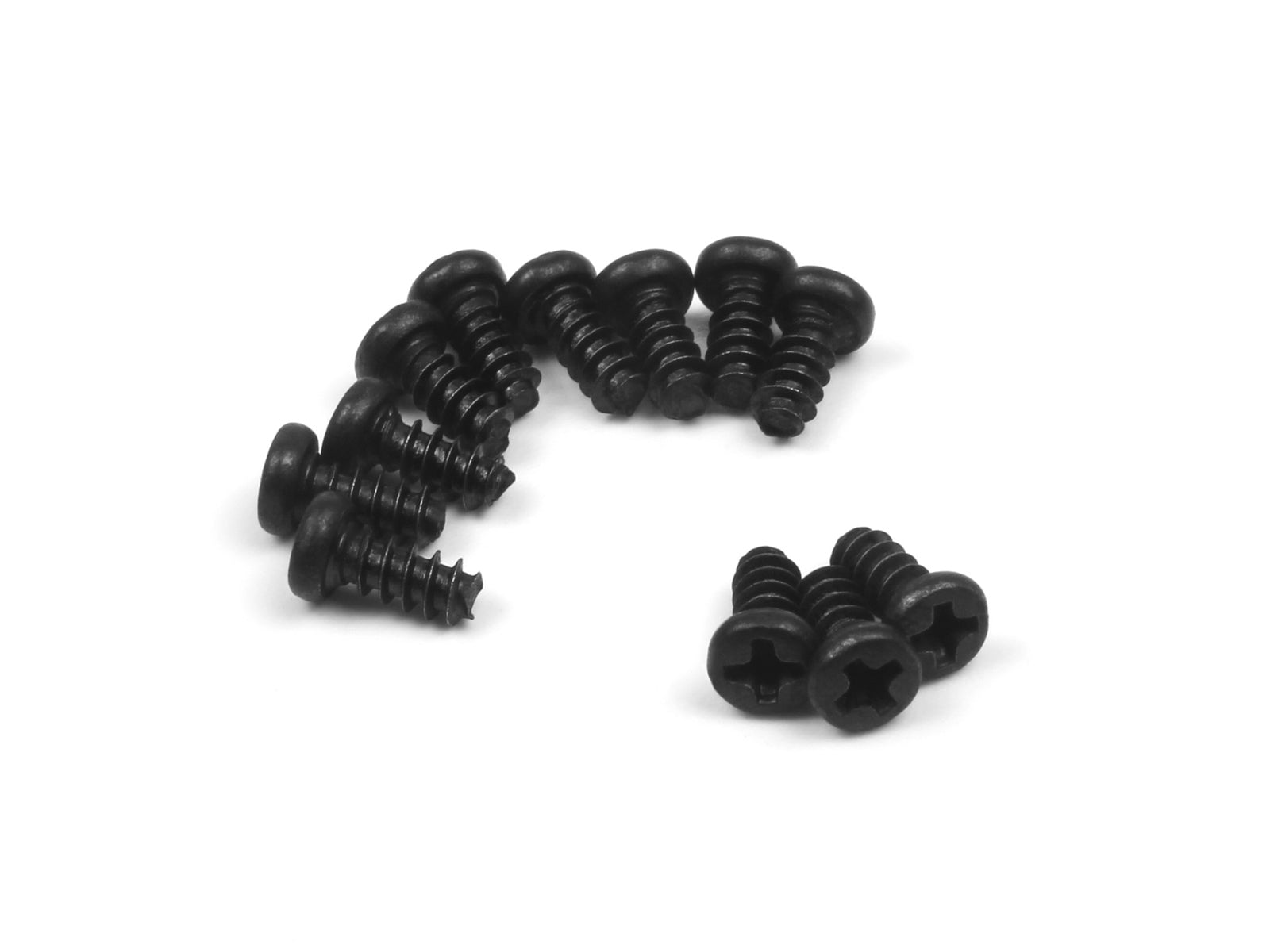 BZ540154 Blackzon Smyter Pan Head Self Tapping Screws PBHO2.6x6mm (12pcs) BlackZon