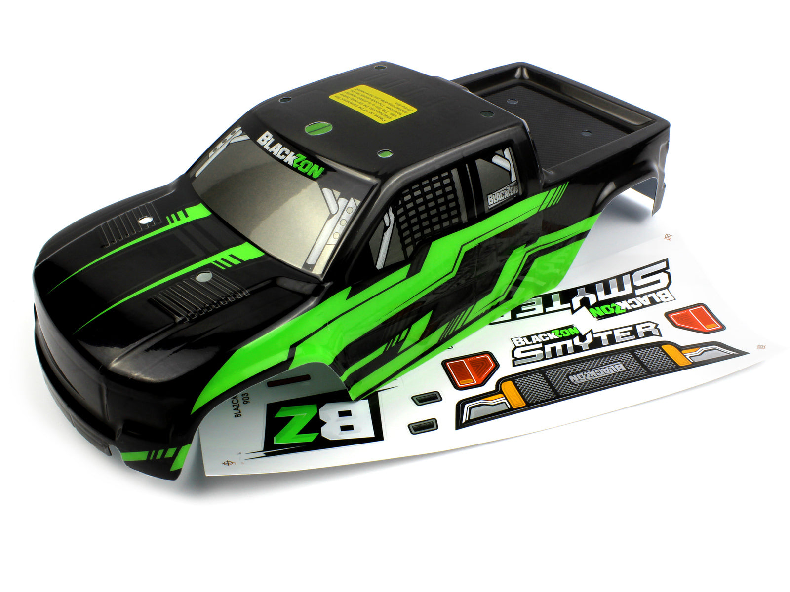 BZ540175 Blackzon Smyter MT Body (Black/Green) BlackZon