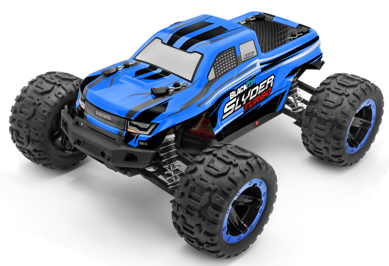 BZ540201 BlackZon 1/16 Slyder MT Turbo 4WD 2S Brushless - Blue BlackZon