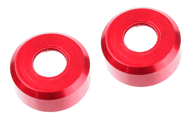 C-00180-1040 Team Corally - HDA Suspension Arm Insert - Outer - Spacer 2.5mm - Aluminum - Red - 2 pcs Team Corally