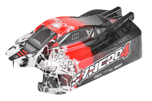 C-00180-1055-R Team Corally - SYNCRO 4 - Body - Painted - Red - Buggy - 1 pc
