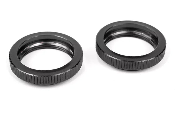 C-00180-136-B Team Corally - Shock Collar - Aluminum - Black- 2 Pcs