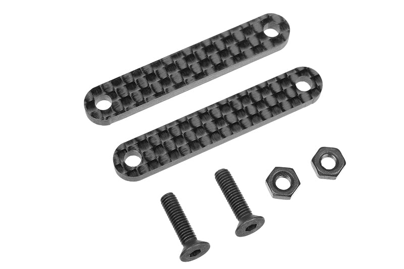 C-00180-254 Team Corally - Chassis Brace Stiffener - Front - fits part C-00180-022 - Graphite 2.5mm - 2 pcs