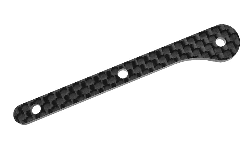 C-00180-255 Team Corally - Chassis Brace Stiffener - Front - fits part C-00180-104 - Graphite 2.5mm - 2 pcs Team Corally