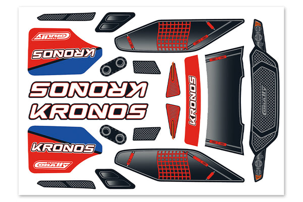 C-00180-380-3 Team Corally - Body Decal Sheet  - Kronos XP 6S - 2021 - 1 pc