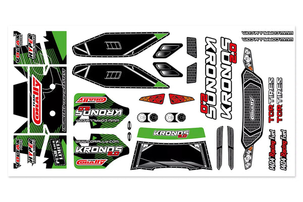 C-00180-390-1 Team Corally - Decals Kronos 2.0 - 2024