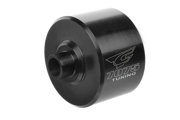 C-00180-411 Team Corally - Xtreme Diff Case - 35mm - Aluminium 7075 - Hard Anodised - Black - Center - Made in Italy - 1 pc