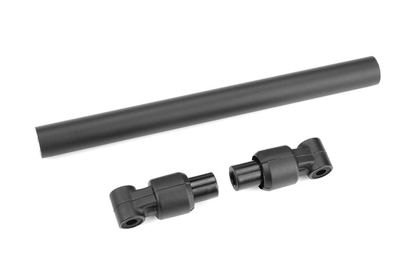 C-00180-664 Team Corally - Chassis Tube - Rear - 130mm - Aluminum - Black