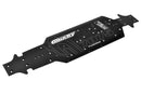 C-00180-678 Team Corally - Chassis LWB - Swiss Made 7075 T6 - 3mm - Hard Anodised - Black - Made In Italy Team Corally
