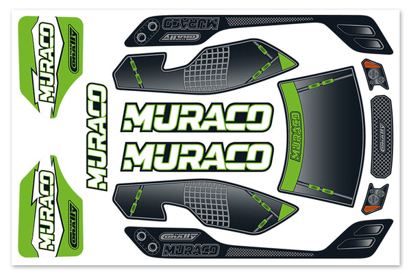 C-00180-706-1 Team Corally - Body Decal Sheet  - Muraco XP 6S - 1 pc