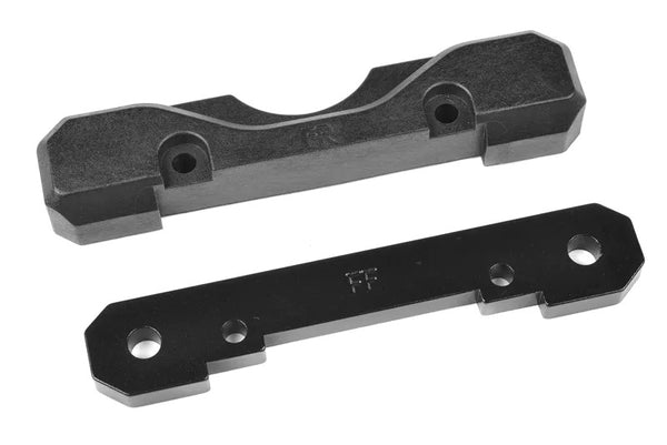 C-00180-974 Team Corally - Suspension Arm Mount - FR - Alu. 4mm - Composite Cover - 1 Set