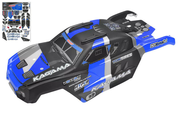 C-00180-981-2 Team Corally - Body painted and cut - Kagama - Blue - 1 pc Team Corally