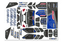 C-00180-981-5 Team Corally - Body Decal Sheet - Kagama - Blue - 1 pc TEAM CORALLY