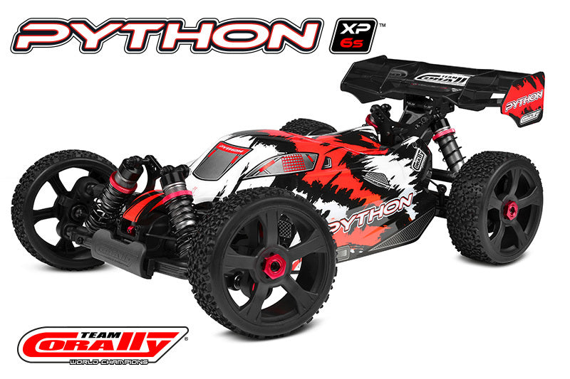 C-00182 Team Corally - 2021 version PYTHON XP 6S - 1/8 Buggy EP - RTR - Brushless Power 6S Team Corally
