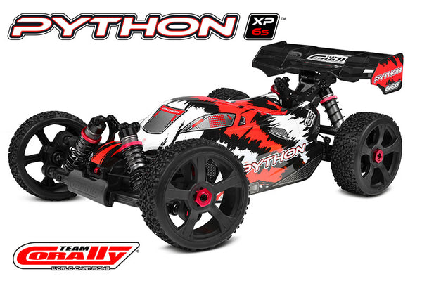 C-00182 Team Corally - 2021 version PYTHON XP 6S - 1/8 Buggy EP - RTR - Brushless Power 6S