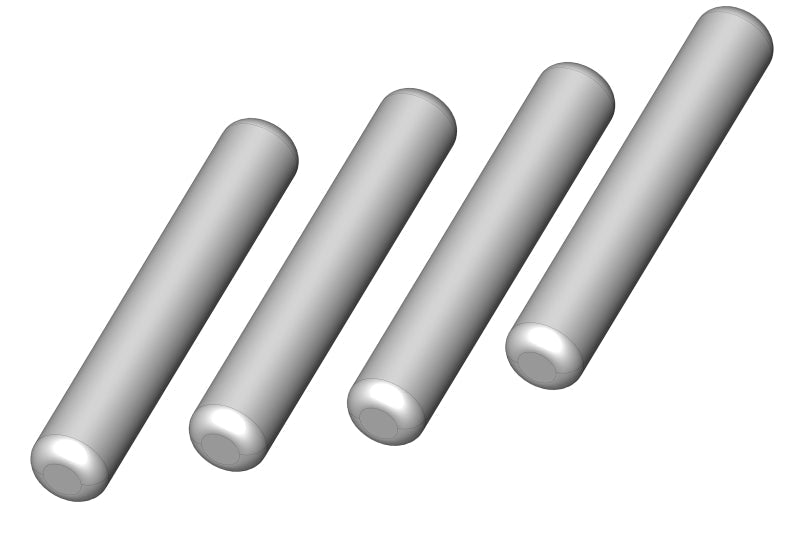 C-00250-037 Team Corally - Wheel Axle Pin - ¸2x12 - Steel - 4 Pcs Team Corally