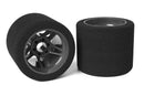 C-14718-32 Team Corally - Attack foam tires - 1/8 SSX-8 - 32 shore - Rear - 72mm - Carbon Flex Rims - 2 pcs Team Corally
