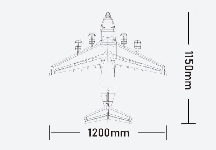 XFly C-17 Globemaster Quad 40mm EDF (XF124P)