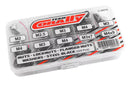 C-38516 Team Corally - Nuts - Lock Nuts - Washers Set - M2 - M2.5 - M3 - M4 - Steel Black - 10 Sizes - 320 pcs TEAM CORALLY