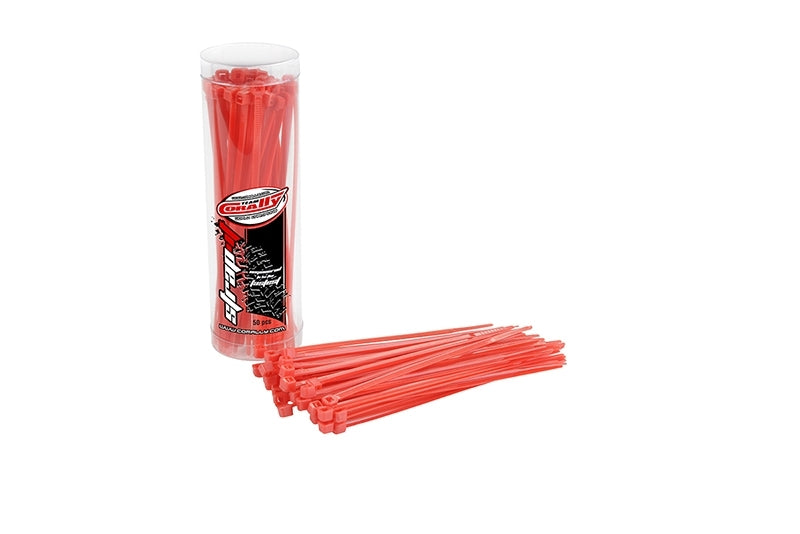 C-50500 Team Corally - Strap-it - Cable Tie Raps - Red - 2.5x100mm - 50 pcs
