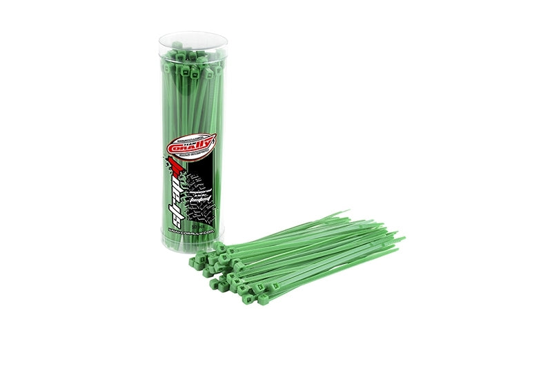 C-50502 Team Corally - Strap-it - Cable Tie Raps - Green - 2.5x100mm - 50 pcs TEAM CORALLY