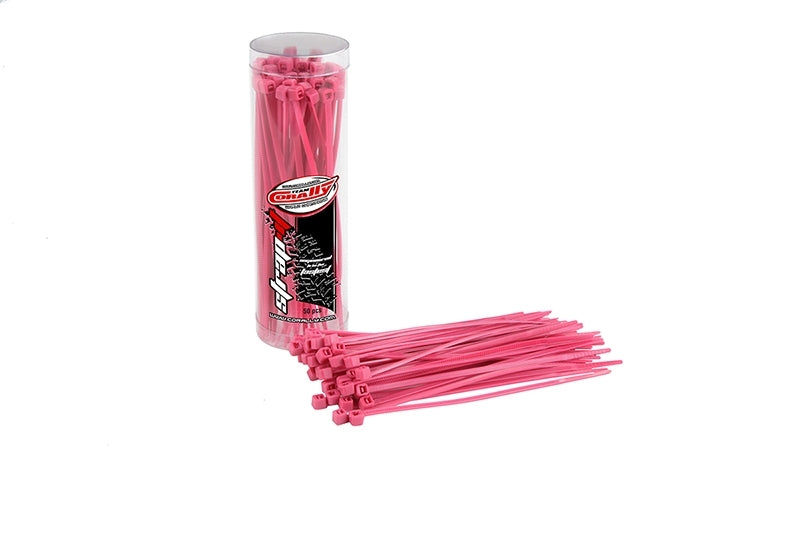 C-50504 Team Corally - Strap-it - Cable Tie Raps - Pink - 2.5x100mm - 50 pcs TEAM CORALLY