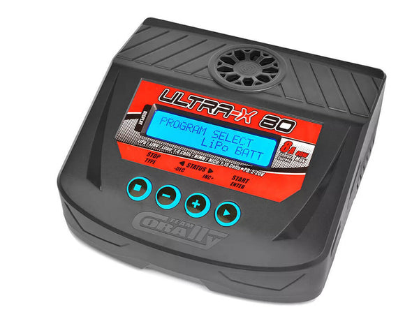 C-51025-AU Team Corally - Ultra-X 80 - AC/DC Balance Charger - 80W - 1-6S Lixx - 1-15 Nixx - 2-20V PB - AU Version TEAM CORALLY