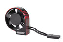C-53115-1 Team Corally - Ultra High Speed Cooling Fan XF-30 w/BEC connector - 30mm - Black - Red Team Corally