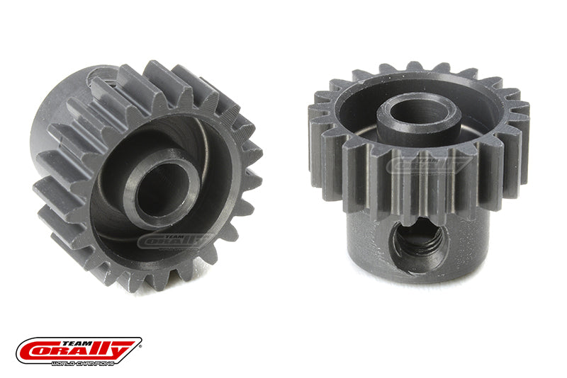 C-70422 Team Corally - 48 DP Pinion - Short - Hard Anodised AL7075 - 22 Teeth - Shaft Dia. 3.17mm Team Corally