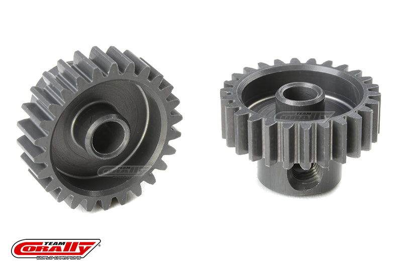C-70426 Team Corally - 48 DP Pinion - Short - Hard Anodised AL7075 - 26 Teeth - Shaft Dia. 3.17mm Team Corally