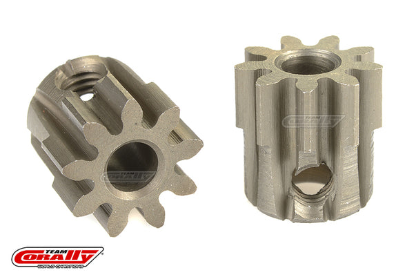 C-71509 Team Corally - 32 DP Pinion - Short - Hardened Steel - 9 Teeth - Shaft Dia. 3.17mm