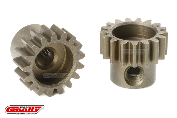 C-71617 Team Corally - M0.6 Pinion - Short - Hardened Steel - 17 Teeth - Shaft Dia. 3.17mm