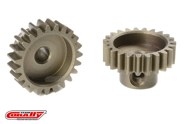 C-71623 Team Corally - M0.6 Pinion - Short - Hardened Steel - 23 Teeth - Shaft Dia. 3.17mm