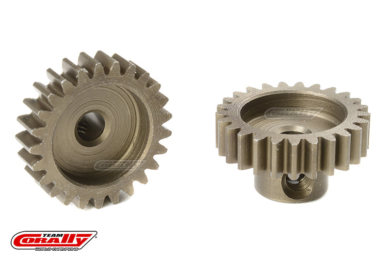 C-71625 Team Corally - M0.6 Pinion - Short - Hardened Steel - 25 Teeth - Shaft Dia. 3.17mm