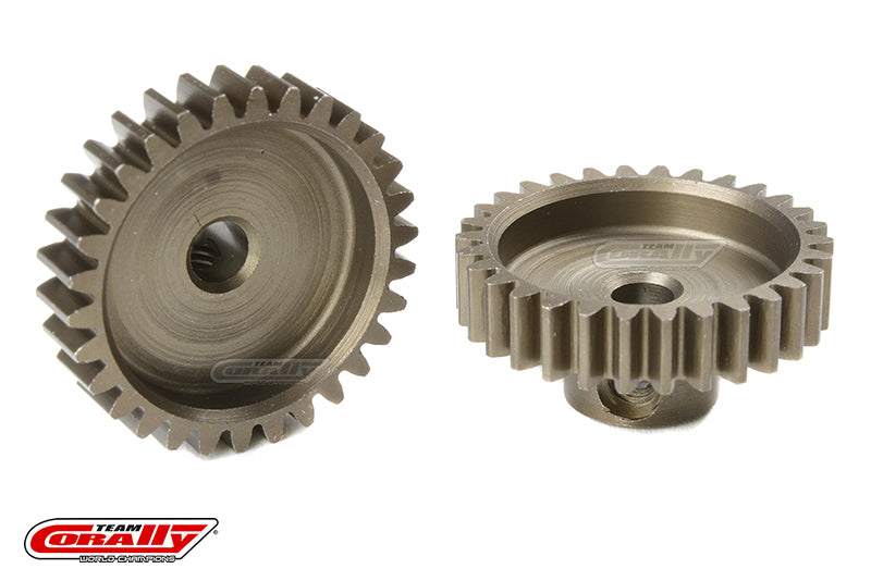 C-71630 Team Corally - M0.6 Pinion - Short - Hardened Steel - 30 Teeth - Shaft Dia. 3.17mm