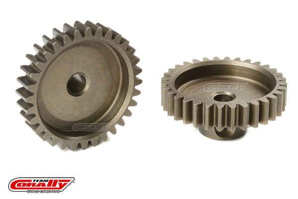 C-71632 Team Corally - M0.6 Pinion - Short - Hardened Steel - 32 Teeth - Shaft Dia. 3.17mm