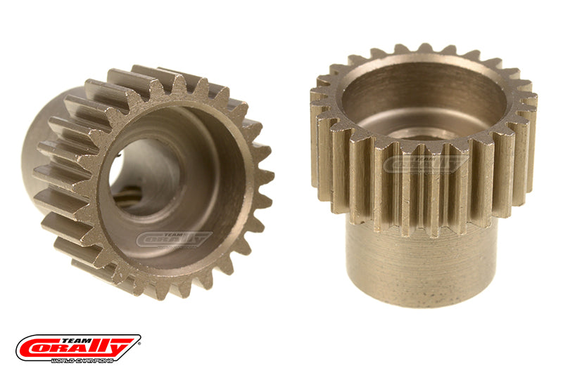 C-72425 Team Corally - 48 DP Pinion  Short  Hardened Steel  25 Teeth  - ¸5mm Team Corally