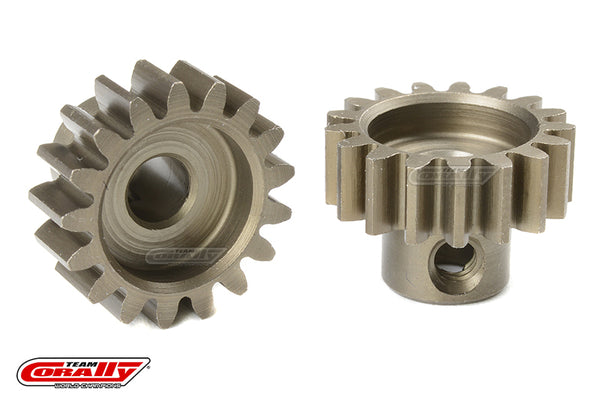 C-72717 Team Corally - M1.0 Pinion - Short - Hardened Steel - 17 Teeth - Shaft Dia. 5mm