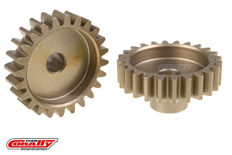 C-72724 Team Corally - M1.0 Pinion  Short  Hardened Steel - 24 Teeth - ¸5mm Team Corally