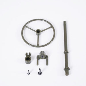 C1124 1:12 1941 WILLYS MB STEERING WHEEL SET Roc Hobby