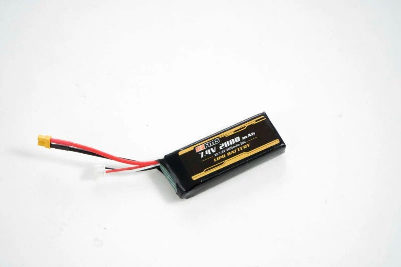 LIPO BATTERY 2S 7.4V 2000mAh 2C XT30 FMS